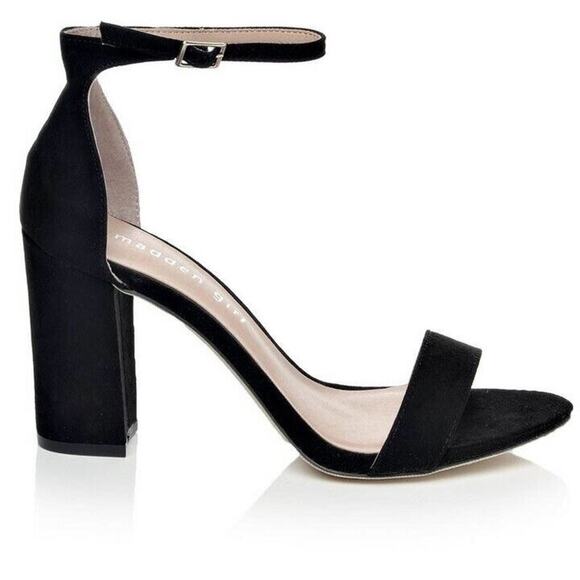 Madden Girl Women's Beella Block Heeled Pumps Black Size 6.5 - Picture 1 of 9